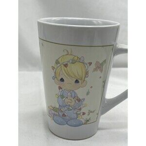 Precious Moments 2007 Christmas Wreath Holiday Lights Coffee Mug 16oz Sherwood